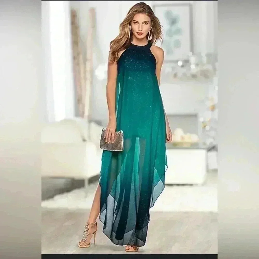 VENUS‎ Formal multi layer maxi dress